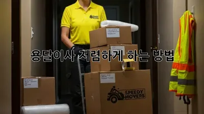 용달이사 저렴하게 하는 방법!